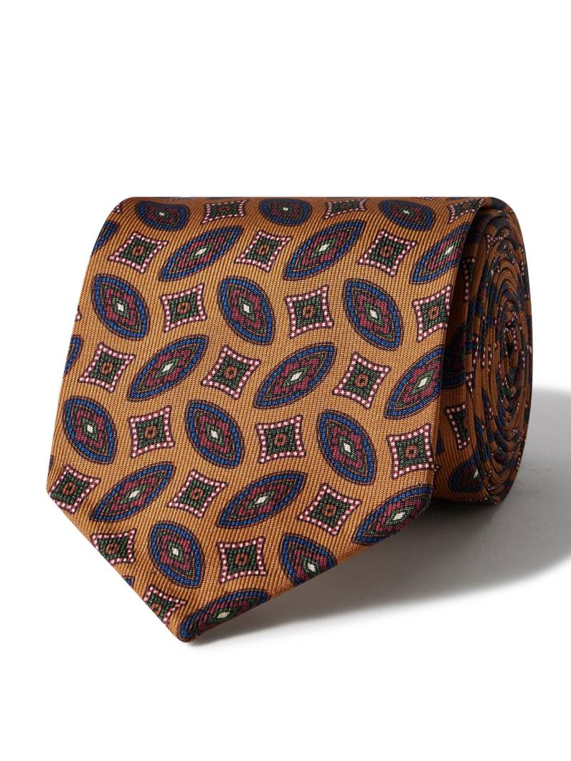 Rubinacci - 8cm Silk-Jacquard Tie - Men - Brown von Rubinacci
