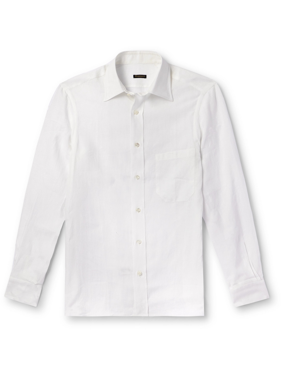 Rubinacci - Linen Shirt - Men - White - XL von Rubinacci