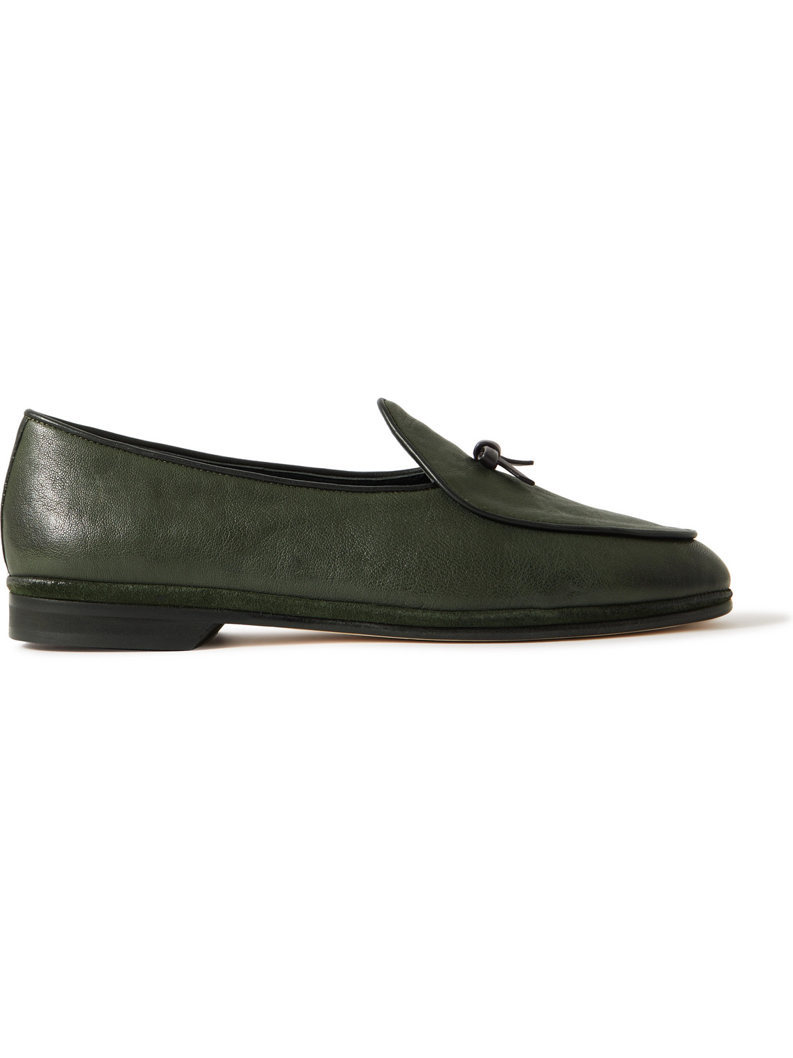 Rubinacci - Marphy Tasselled Leather Loafers - Men - Green - EU 45 von Rubinacci