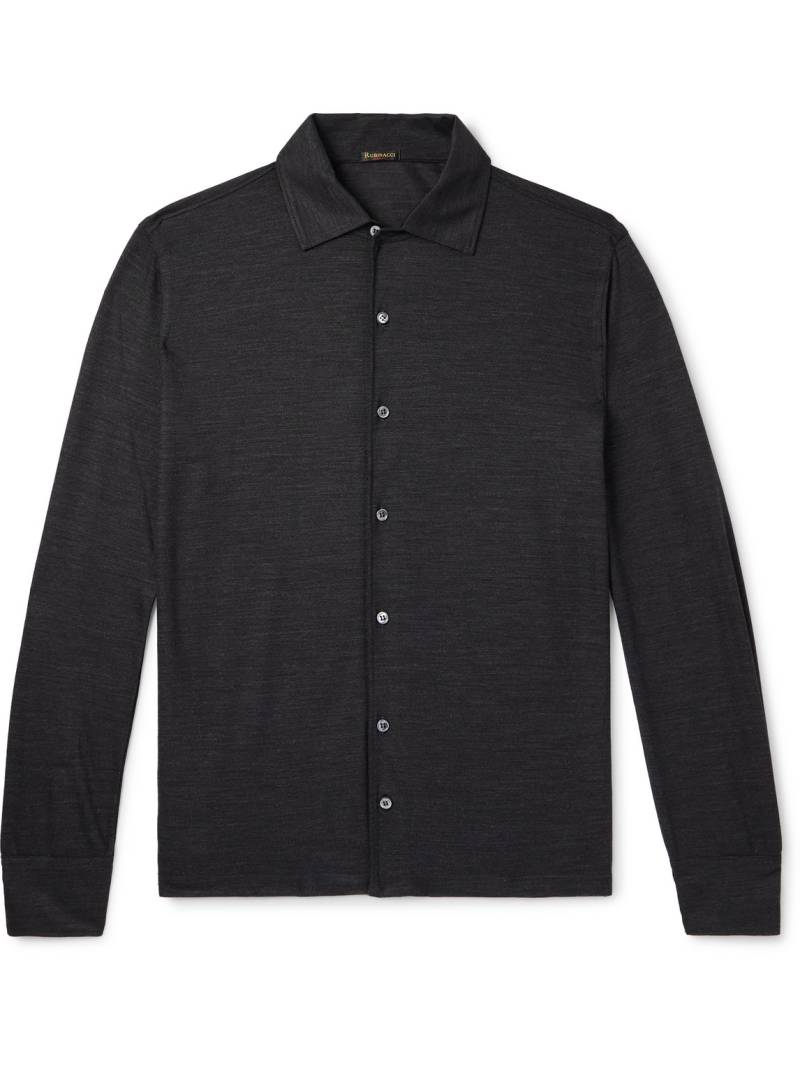 Rubinacci - Slim-Fit Wool Shirt - Men - Gray - IT 54 von Rubinacci