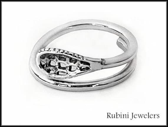 Sterling Silber Lacrosse Stick Wrap Ring Von Rubini Juwelier Sterling Silber Lacrosse Stick Wrap Ring Von Rubini Juwelier von RubiniJewelersSports
