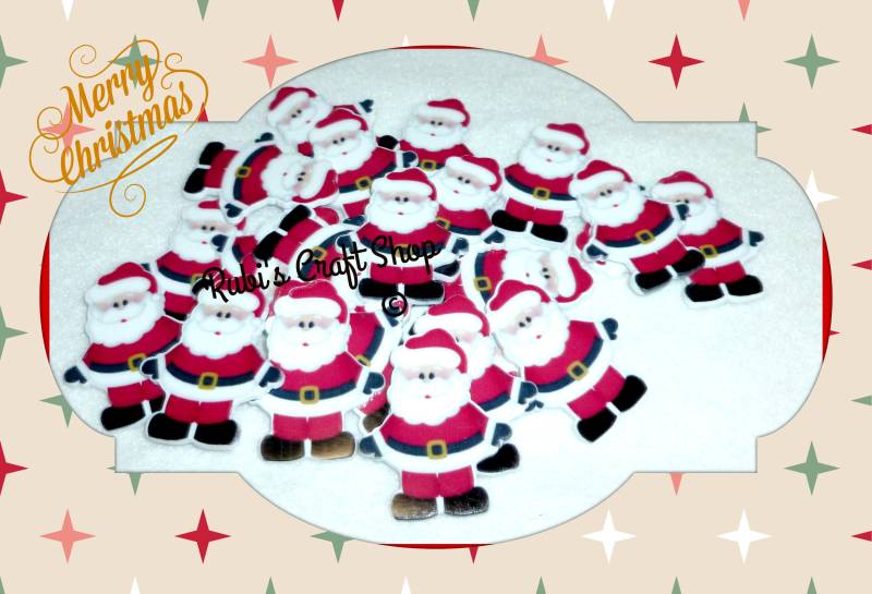 Christmas Santa Holz Verschönerung von RubisCraftShop