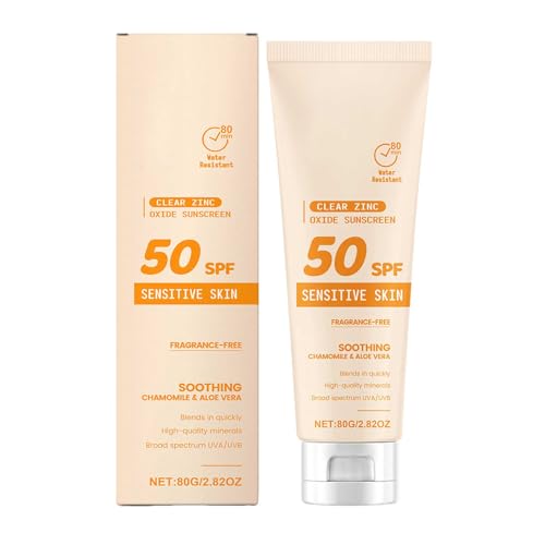 Kinder Gesicht und Körper Sonnenmilch LSF 50+ – Parfümfreie Sonnenschutzlotion für Kinder – ohne Farb- und Konservierungsstoffe – Ohne Parfüm Wasserfest (1) von Rubu22a