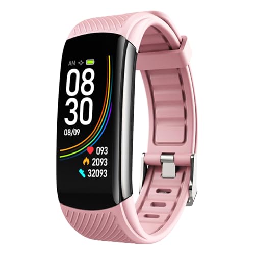 Rubu22a IP68 Wasserdicht Smartwatch Herren Damen, Fitnessuhr mit Telefonfunktion, Schrittzähler Uhr mit Schrittzähler, Schlafüberwachung, Smart Band für Android (One Size) von Rubu22a