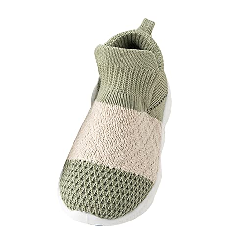 turnschuhe jungen Kinderschuhe Mode Dicke Sohlen Atmungsaktive Turnschuhe Baby Kleinkind Schuhe Mesh Kinder Einfarbige Schuhe Weiche Sohlen Kleinkindschuhe hausschuhe kinder (Green, 22.5 Infant) von Rubu22a