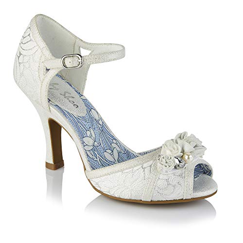 Ruby Shoo Damen Clarissa Absätze Sandalen Weiß 40 EU von Ruby Shoo