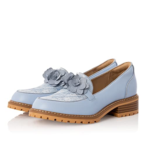 Ruby Shoo Damen Gigi Slipper Schuhe Blau 38 EU von Ruby Shoo