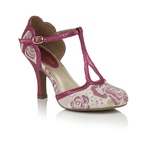 Ruby Shoo Damen Polly Absätze Schuhe Rosa 40 EU von Ruby Shoo
