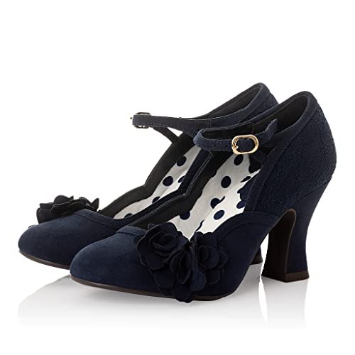 Ruby Shoo Lynn Bar Schuh mit Indulgence Sohlen, navy, 37 EU von Ruby Shoo