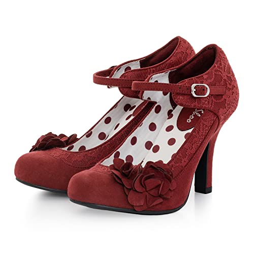 Ruby Shoo Melinda Bar-Schuh mit Indulgence Sohlen, purpurrot, 38 EU von Ruby Shoo