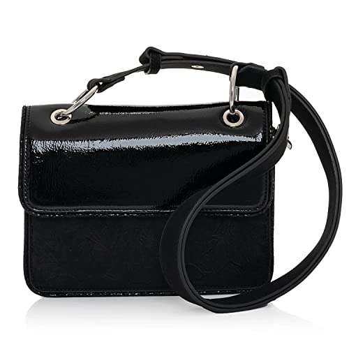 Ruby Shoo Toledo Tasche Handtasche Crossbody, schwarzer lack, One size von Ruby Shoo