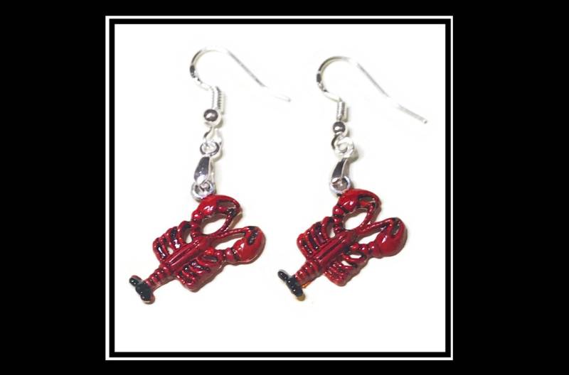 Hummer Ohrringe, Ozean Kreatur Schmuck von RubyAppleJewelry