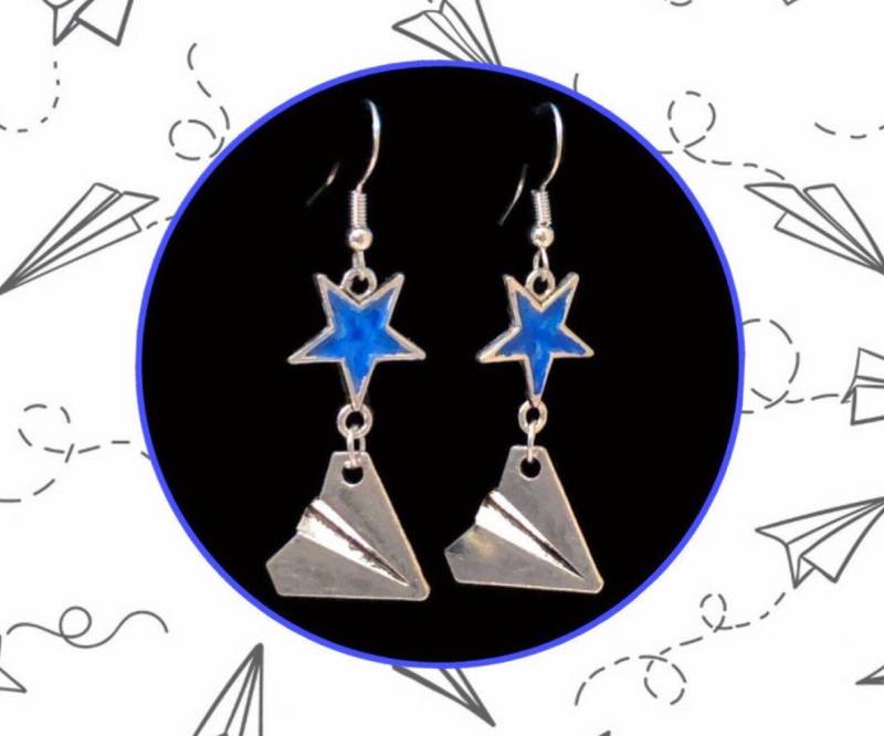 Papierflieger, Sterling Silber Brisuren Papierflieger, Sterling Silber Brisuren von RubyAppleJewelry