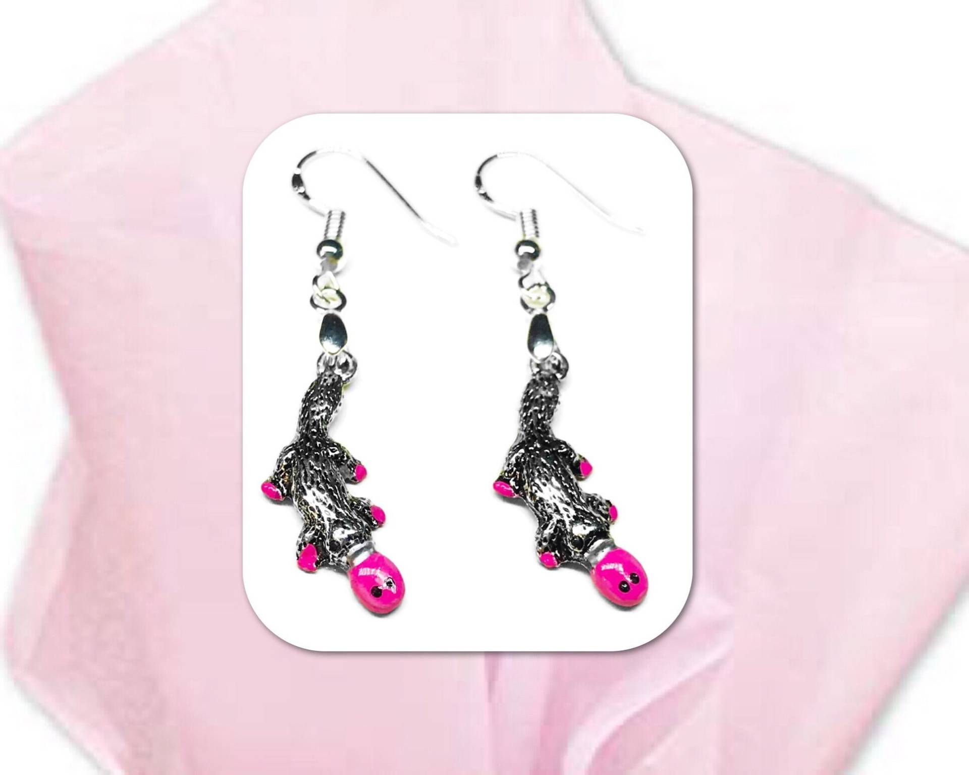 Schnabeltier Ohrringe, Ornithorhynchus Anatinu Schnabeltier Ohrringe, Ornithorhynchus Anatinu von RubyAppleJewelry