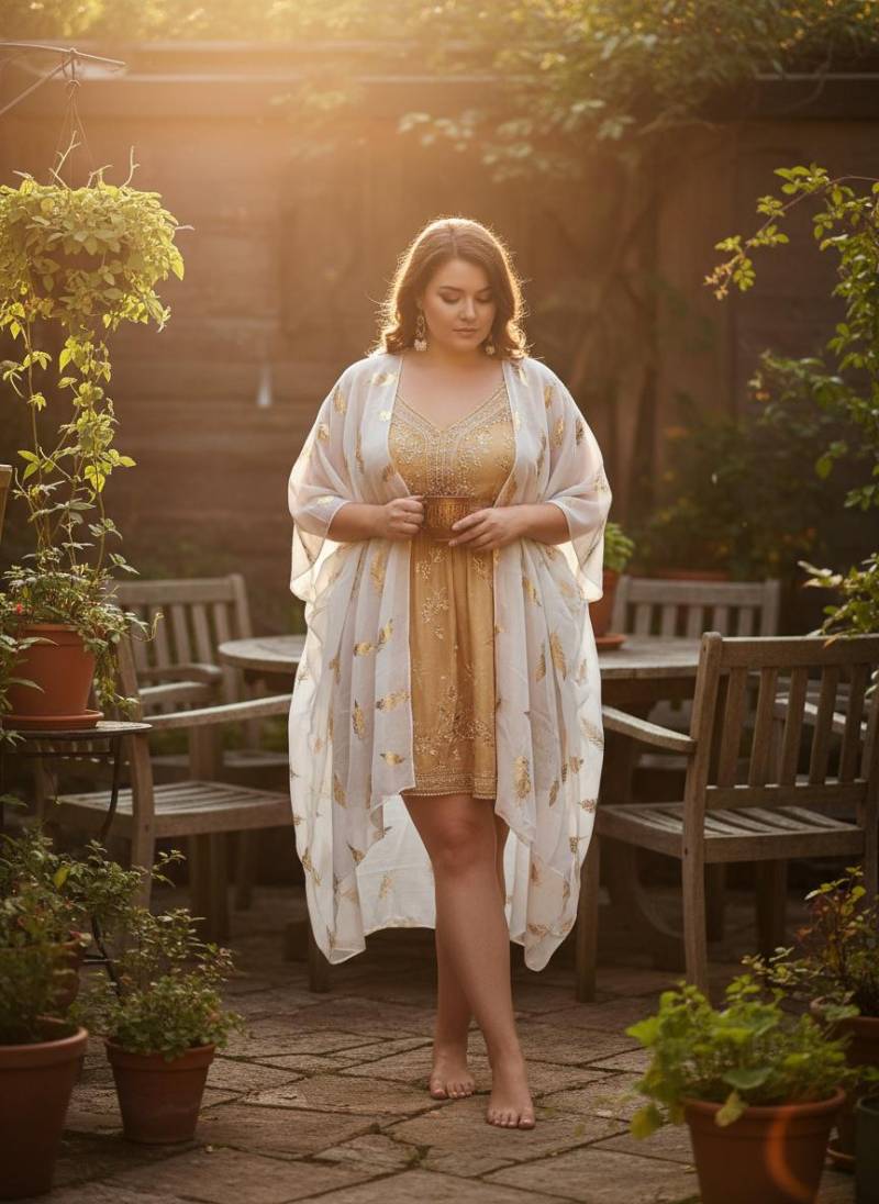 Boho Cardigan, Long Darkblue Kimono, Men Light Cardigan, Festival One Size Christmas Cover Up, Christmas Gift, White Gold Kimono von RubyLines