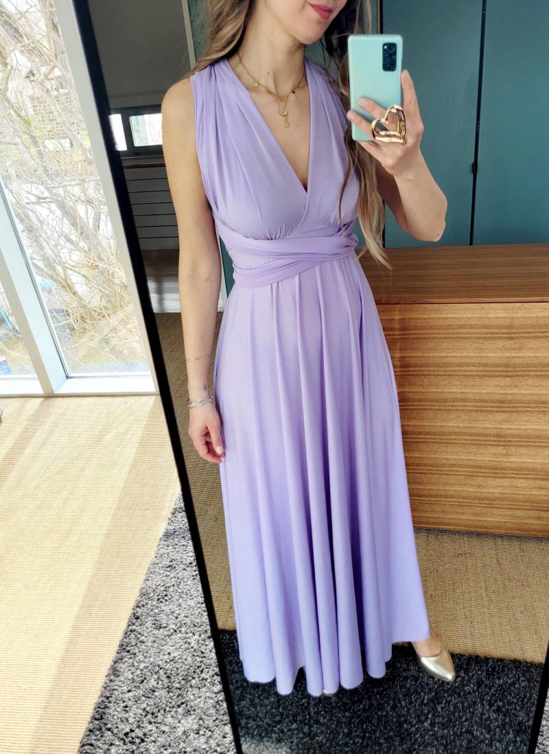 Customized Purple Infinity Dress, Multi Wrap Beige Long Summer Wedding Black Bridesmaid Maxi Dress Customized Purple Infinity Dress, Multi Wrap Beige Long Summer Wedding Black Bridesmaid Maxi Dress von RubyLines