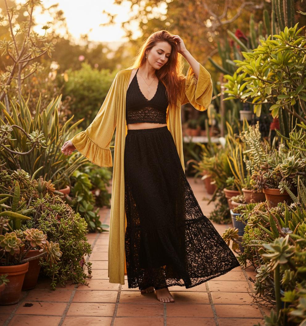 Maßgeschneiderter Samt Cardigan, Gold Jacke, Weiße Samt Kurze Läßige Jacke Damen, Plus Size Langer Robe, Whimsical Coat von RubyLines