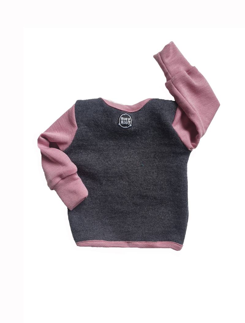 Baby Schlupfhemd, Hemdchen, Pullover, Aus Bio-Merinojersey Und Bio-Wolle/Seide von RubyRoot