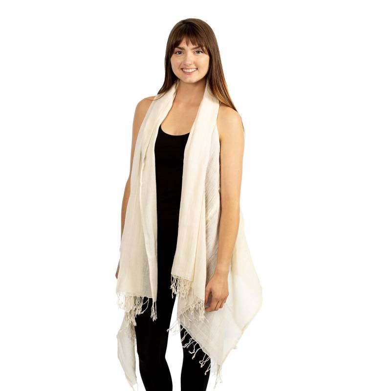 Boho Kimono Cover Up, Ärmelloser Baumwolle Mit Fransen, Plus Size Abendgarderobe Kimono, Urlaubskleidung von RubySera