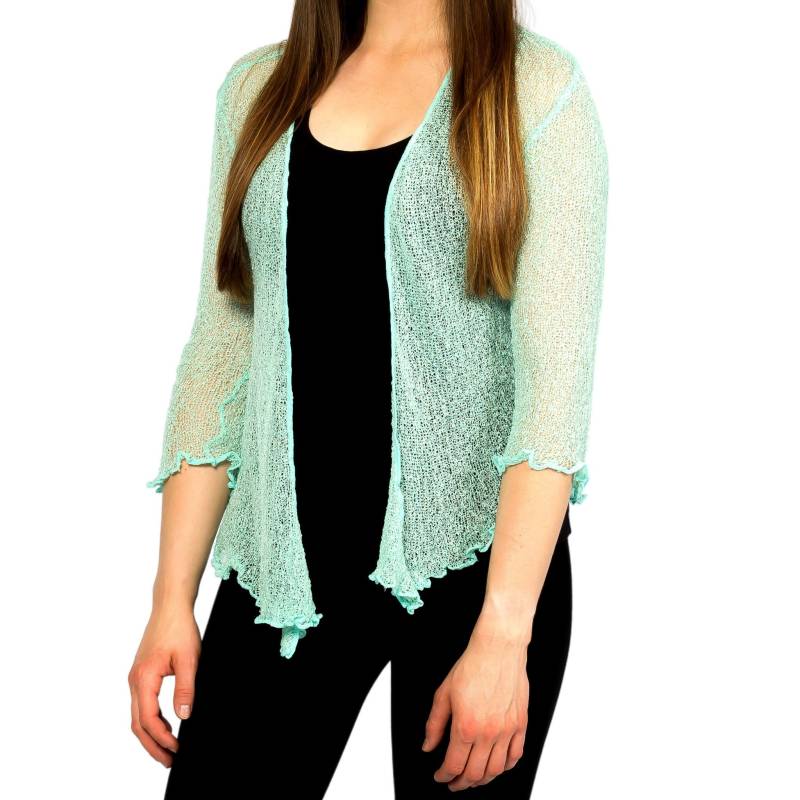 Boho Spitzenpullover, Durchsichtiges Shirt, Strickpullover, Handgestrickt, Schiere Netzspitze, Brautpullover, Geschenk Frauen, Mama, Sommerpullover von RubySera