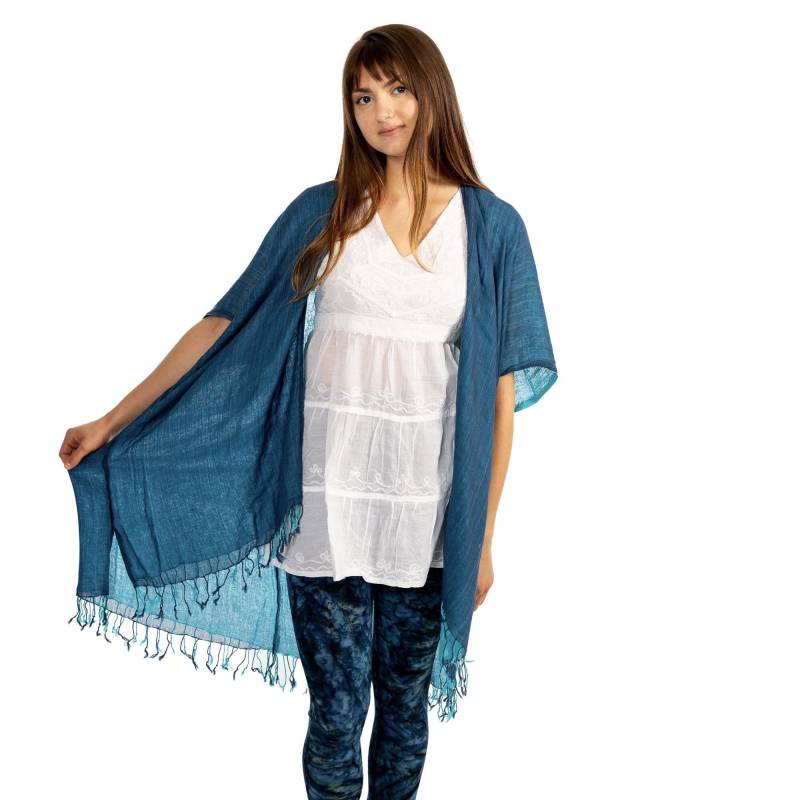 Plus Size Kimono, Damen Kimono Jacke, Sommer Cardigan, Bademode Cover Up, Boho Style Urlaubswear Cardigan von RubySera