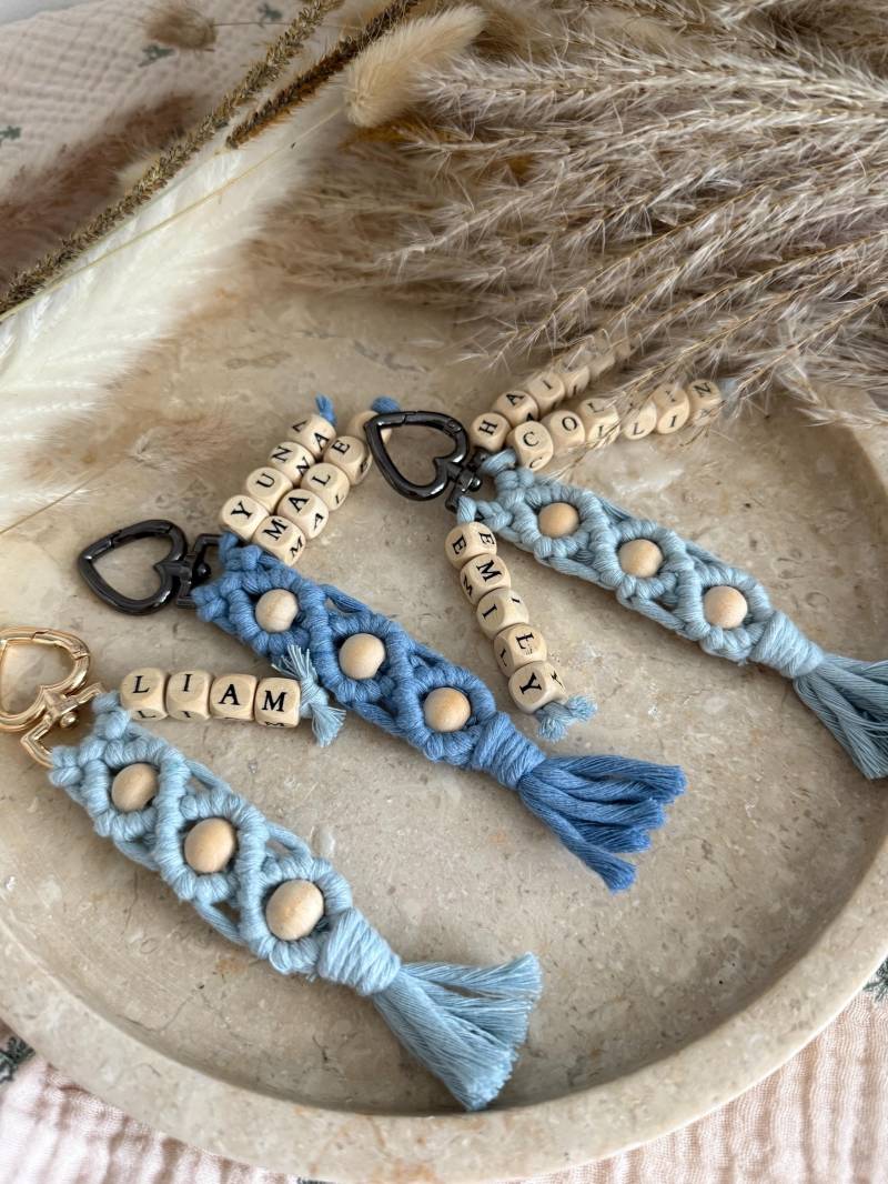 Makramee Anhänger Personalisiert von Rubymakramee