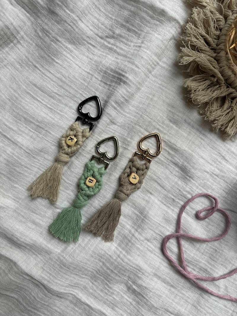 Makramee Anhänger Personalisiert Makramee Anhänger Personalisiert von Rubymakramee