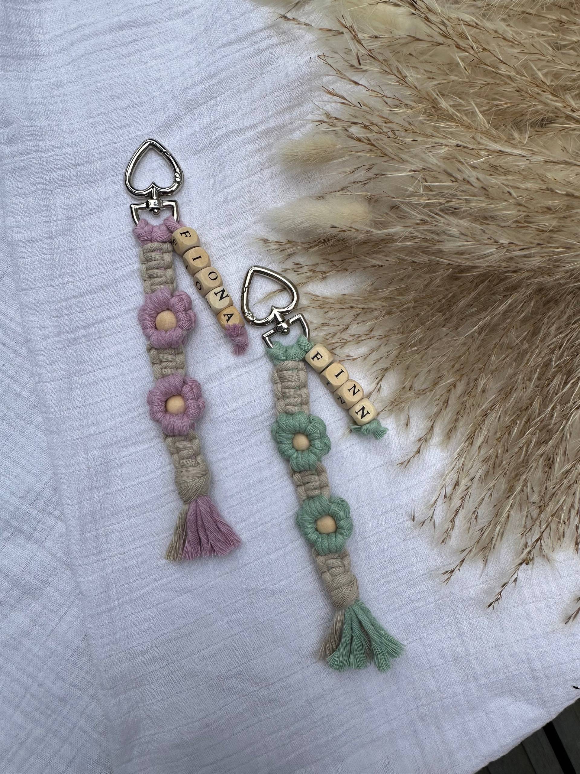 Makramee Anhänger Personalisiert von Rubymakramee