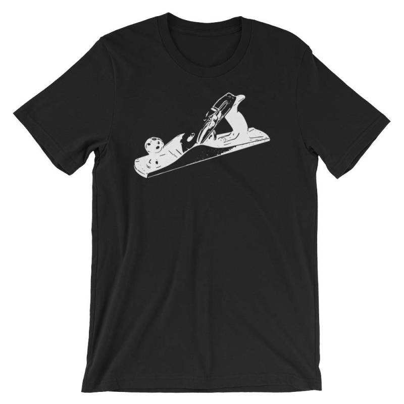 Holzbearbeitung Hand Flugzeug-Kurzarm Unisex T-Shirt Holzbearbeitung Hand Flugzeug-Kurzarm Unisex T-Shirt von RucksackDesigns