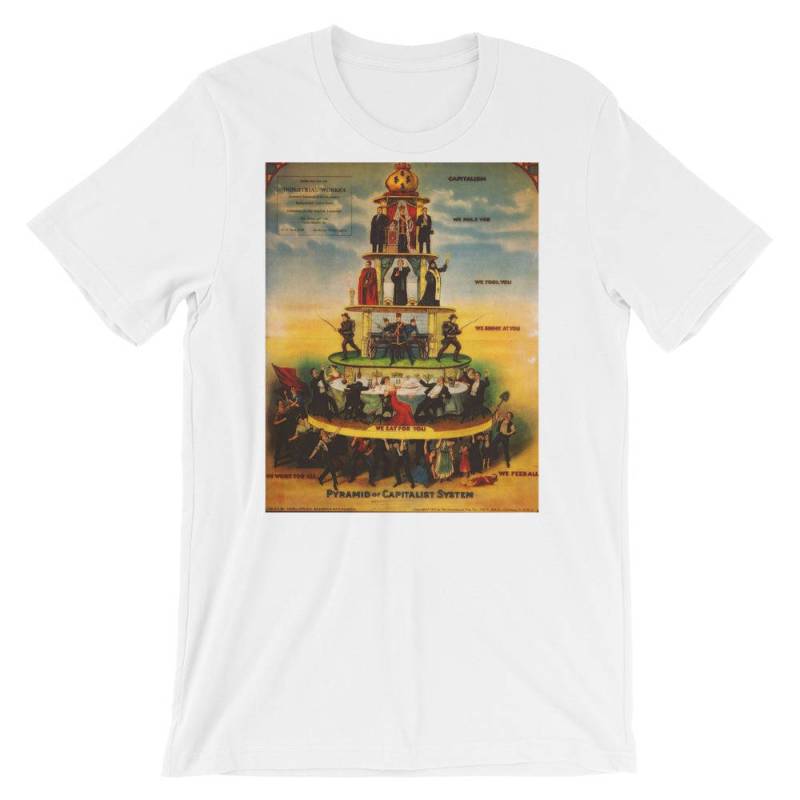Pyramide Des Kapitalismus 1911-Kurzarm Unisex T-Shirt Pyramide Des Kapitalismus 1911-Kurzarm Unisex T-Shirt von RucksackDesigns