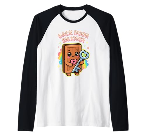 Backdoor Enjoyer Raunchy Lustiger Flughafenurlaub Herren Damen Raglan Backdoor Enjoyer Raunchy Lustiger Flughafenurlaub Herren Damen Raglan von Rude Crude and Inappropriate Merch
