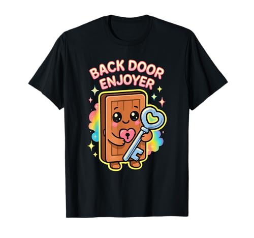 Backdoor Enjoyer Raunchy Lustiger Flughafenurlaub Herren Damen T-Shirt von Rude Crude and Inappropriate Merch
