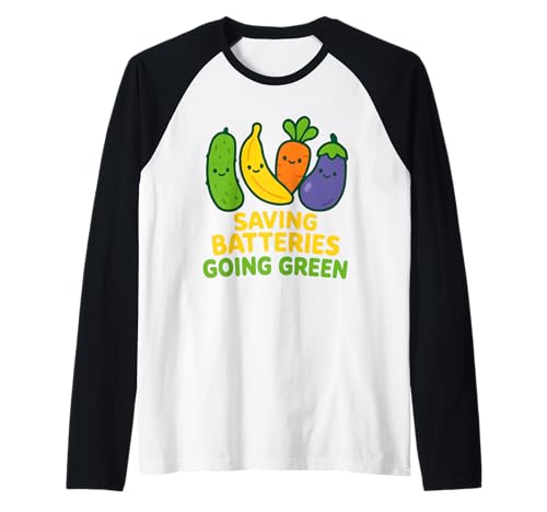 Batterien sparen grün lustig unangemessene Frauen Raglan Batterien sparen grün lustig unangemessene Frauen Raglan von Rude Crude and Inappropriate Merch