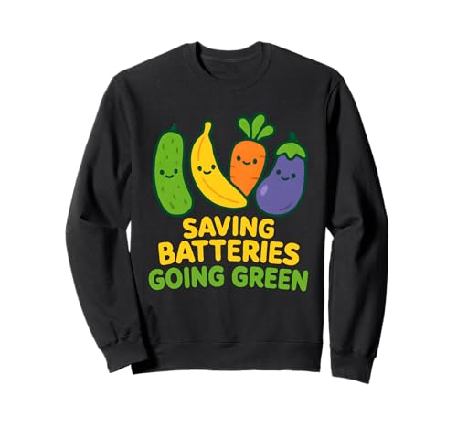 Batterien sparen grün lustig unangemessene Frauen Sweatshirt Batterien sparen grün lustig unangemessene Frauen Sweatshirt von Rude Crude and Inappropriate Merch