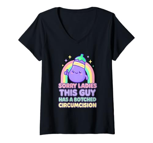 Damen Unwearable Cringy Men Dumm Cringe Lustig Erwachsene Humor Dumb Cringe T-Shirt mit V-Ausschnitt Damen Unwearable Cringy Men Dumm Cringe Lustig Erwachsene Humor Dumb Cringe T-Shirt mit V-Ausschnitt von Rude Crude and Inappropriate Merch