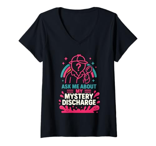 Damen Vulgärer beleidigender Ausfluss Lustiger schmutziger hässlicher Humor für Erwachsene T-Shirt mit V-Ausschnitt Damen Vulgärer beleidigender Ausfluss Lustiger schmutziger hässlicher Humor für Erwachsene T-Shirt mit V-Ausschnitt von Rude Crude and Inappropriate Merch