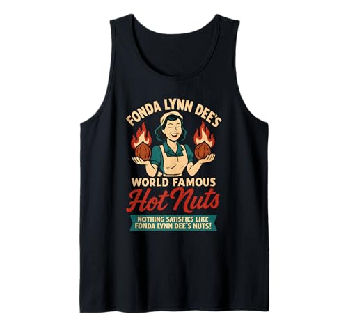 Fonda Lynn Dees Nuts Stupid Dirty Humor for Men Adult Vulgär Tank Top von Rude Crude and Inappropriate Merch