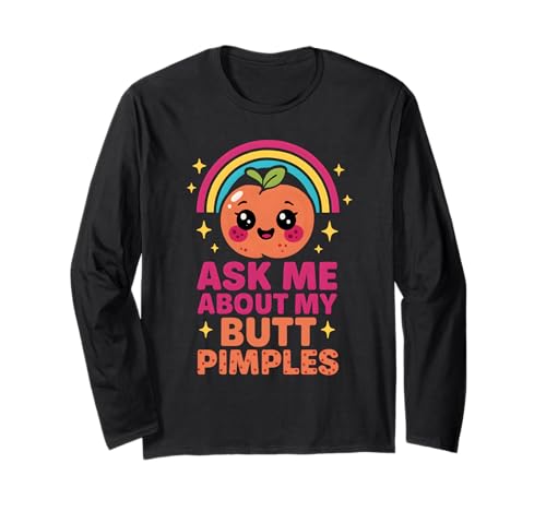 Hässliche lustige peinliche Frauen grober Humor verrückter Erwachsenen-Gag Langarmshirt Hässliche lustige peinliche Frauen grober Humor verrückter Erwachsenen-Gag Langarmshirt von Rude Crude and Inappropriate Merch