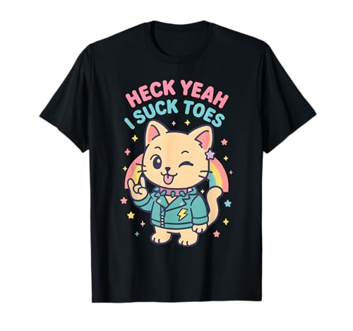 Ich lutsche Zehen Sehr unangemessen Freaky Funny Cringe Men T-Shirt von Rude Crude and Inappropriate Merch