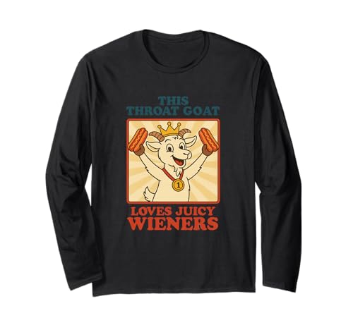 Lustiger Hals Ziege unangemessen peinlich Männer Frauen Langarmshirt Lustiger Hals Ziege unangemessen peinlich Männer Frauen Langarmshirt von Rude Crude and Inappropriate Merch