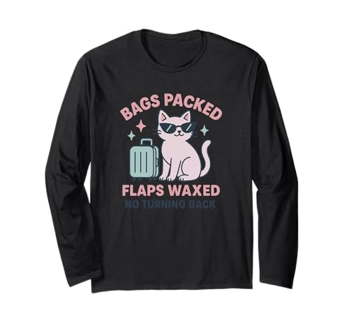 Lustiger Urlaub für Frauen, vulgär, Einhorn, Mädchenreise, Thema Erwachsene Langarmshirt von Rude Crude and Inappropriate Merch