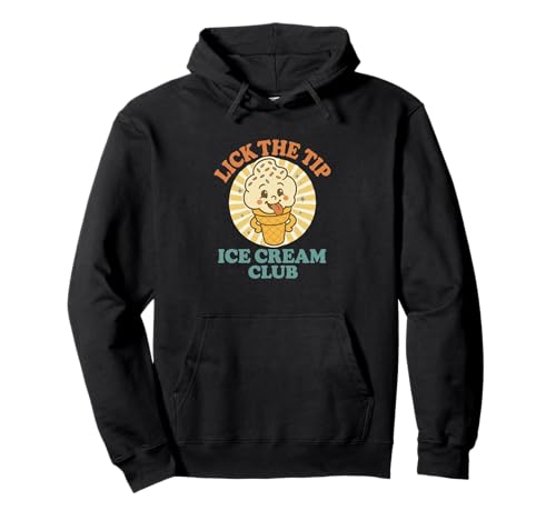 Lustiges EIS Lecken Unangemessen Peinlich Männer Frauen Pullover Hoodie von Rude Crude and Inappropriate Merch