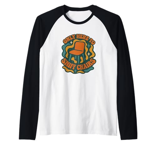 Peinliche Männer lustige, unverschämte Schnüffelstühle für Erwachsene Raglan von Rude Crude and Inappropriate Merch
