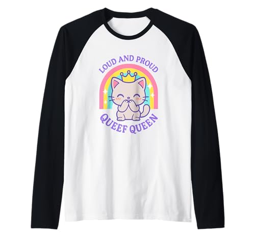 Queef Queen Naughty Women Peinliche Raunchy Freaky Stuff Raglan Queef Queen Naughty Women Peinliche Raunchy Freaky Stuff Raglan von Rude Crude and Inappropriate Merch