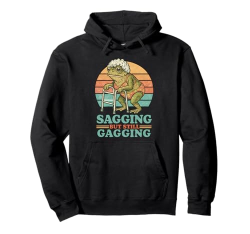 Schlaffer Aber Immer noch knebelnder Frosch Lustige unangemessene Frauen Pullover Hoodie Schlaffer Aber Immer noch knebelnder Frosch Lustige unangemessene Frauen Pullover Hoodie von Rude Crude and Inappropriate Merch