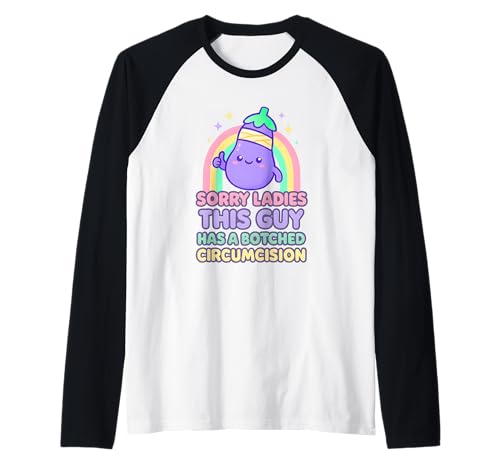 Unwearable Cringy Men Dumm Cringe Lustig Erwachsene Humor Dumb Cringe Raglan von Rude Crude and Inappropriate Merch