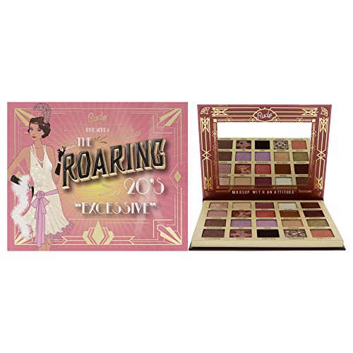 Rude Cosmetics The Roaring 20s Lidschatten-Palette – Übermäßig für Frauen 23,8 g Lidschatten von Rude