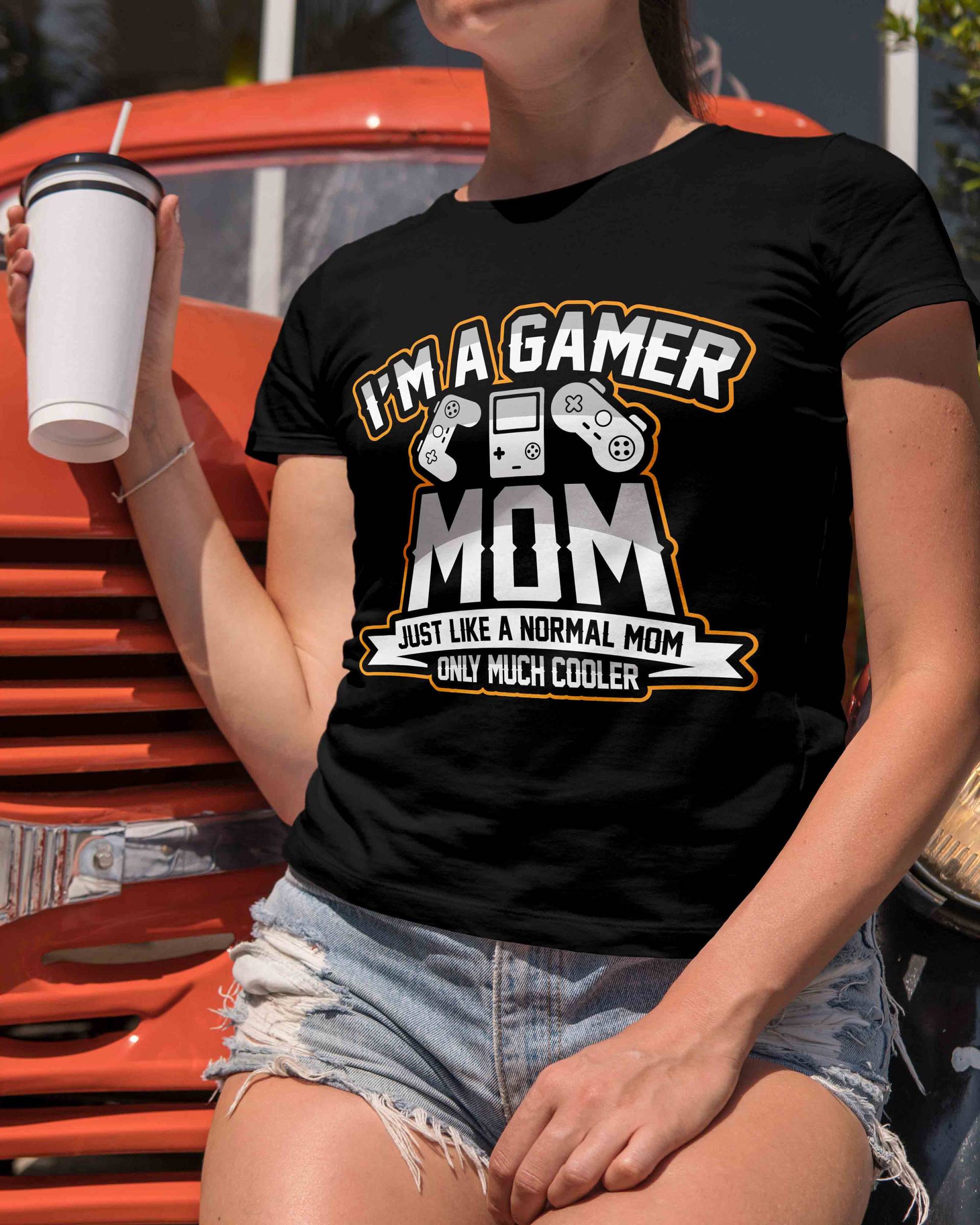 Gamer Mom T-Shirt, Coole Mutter-T-Shirts, Muttertagshemden, Geschenke Für Mutter, Mutterleben, Lustiges Muttertagsgeschenk Th623 von RudeMonster
