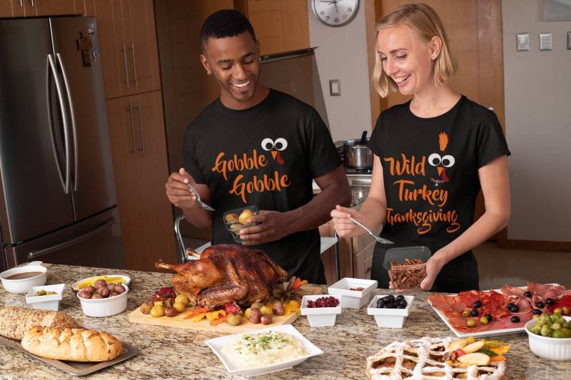 Wilder Truthahn Thanksgiving T-Shirt, Verschlingen Geschenk, Th400 von RudeMonster