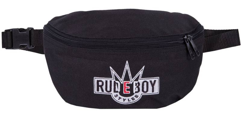Rudeboy Stylee Bauchtasche Hüfttasche Classic mit Stick für Erwachsene und Kinder, mit Reißverschlussfach auf der Rückseite von Rudeboy Stylee